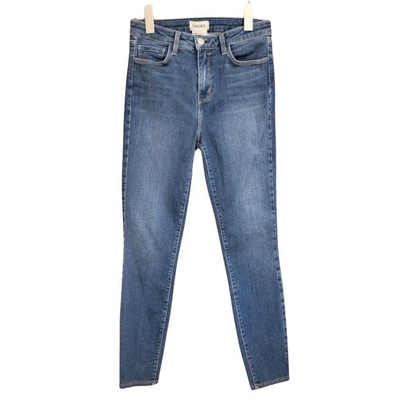 L'AGENCE Margot Dark Vintage Skinny High Rise Super Stretch Jeans Womens 27 - Picture 10 of 13